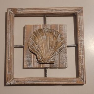 Coastal Rustic Seashell Wall Art